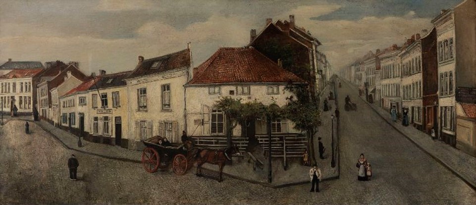 De bareelkruisweg van Sint-Gillis ca 1890
