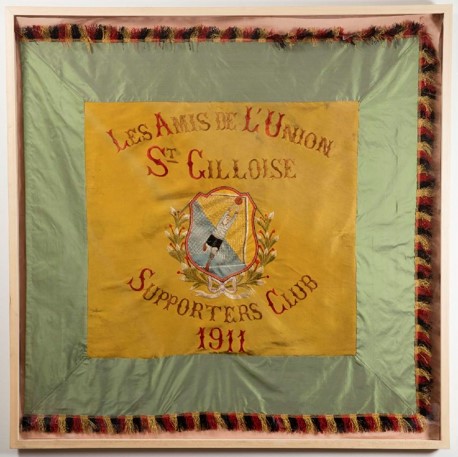 Vlag van de supporters van de voetbalclub Union Saint-Gilloise
